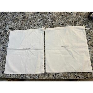 Fear of God Mens Drawstring Dust Bag Cover SET OF 2